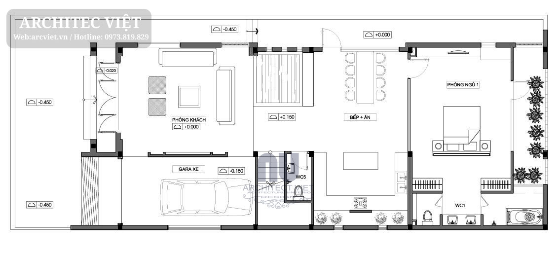 mặt bằng biệt thự 120m2 2 tầng biệt thự 2 tầng 120m2 hiện đại