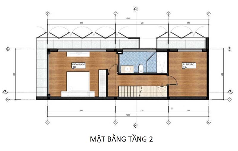 công năng mặt bằng tầng 2 cách bố trí công năng mặt bằng tầng 2
