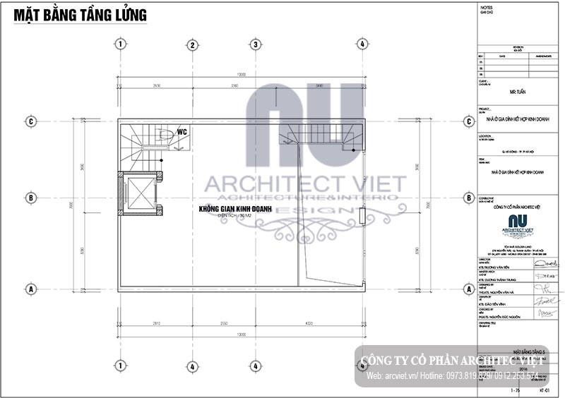 Cách bố trí công năng mặt bằng tầng lửng Bố trí mặt bằng tầng lửng