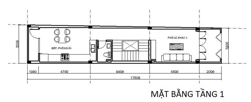bố trí mặt bằng công năng tầng 1 công năng tầng 1