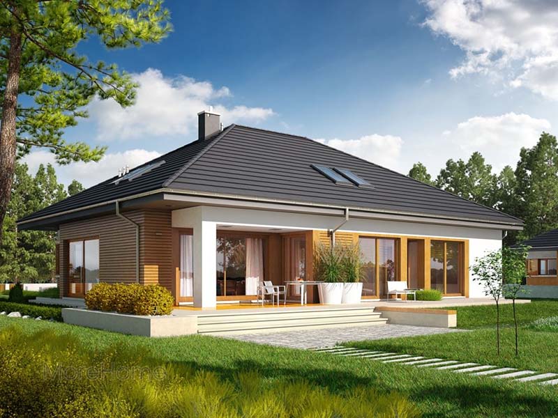 biệt thự 1 tầng 2 phòng ngủ được yêu thích thiết kế biệt thự 1 tầng 2 phòng ngủ