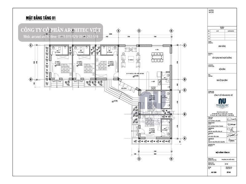 Bố trí công năng biệt thự nghỉ dưỡng 1 tầng 350m2 Bố trí công năng biệt thự nghỉ dưỡng 1 tầng 350m2