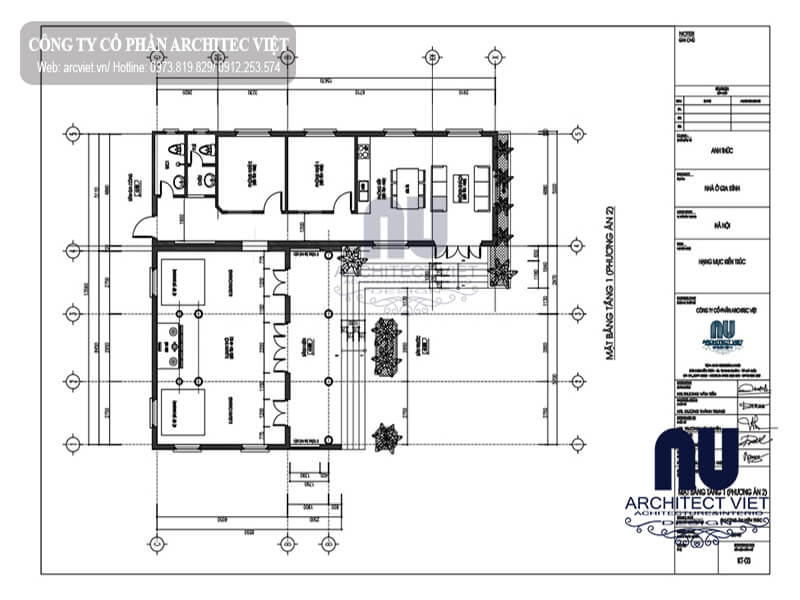 Bố trí mặt bằng công năng cho nhà thờ họ kết hợp nhà ở 150m2 Bố trí mặt bằng công năng cho nhà thờ họ kết hợp nhà ở 150m2