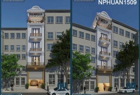 THIẾT KẾ NHÀ PHỐ 5 TẦNG 50M2